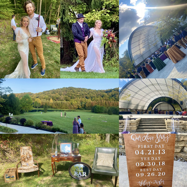 Hocking Hills Wedding